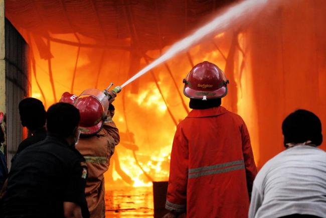 12 Tahanan Polsek Lubuk Baja Nyaris Hangus Terbakar
