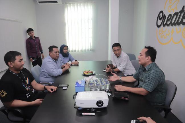 Kunjungan Bekraf ke Batamnews, Bahas Potensi Dunia Digital Batam