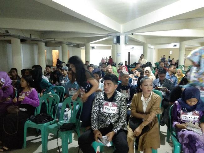 Ratusan Peserta Ikut Audisi Liga Dangdut di Tanjungpinang