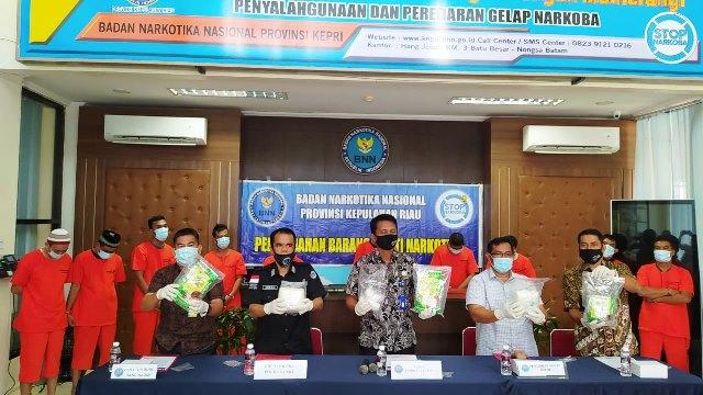 BNNP Kepri Musnahkan Barang Bukti 5 Kilogram Sabu