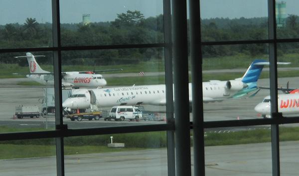  Badan Pesawat Garuda Tergores di Bandara Kualanamu Medan