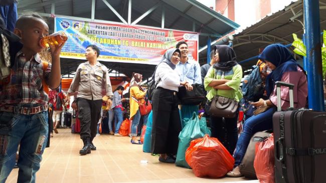 Arus Mudik di Karimun Sudah Mulai Ramai