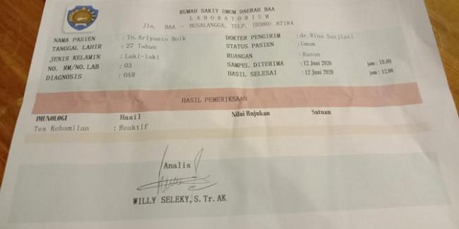 Hasil Rapid Test Pria di NTT Positif Hamil, Keluarga Protes Geruduk Tempat Karantina