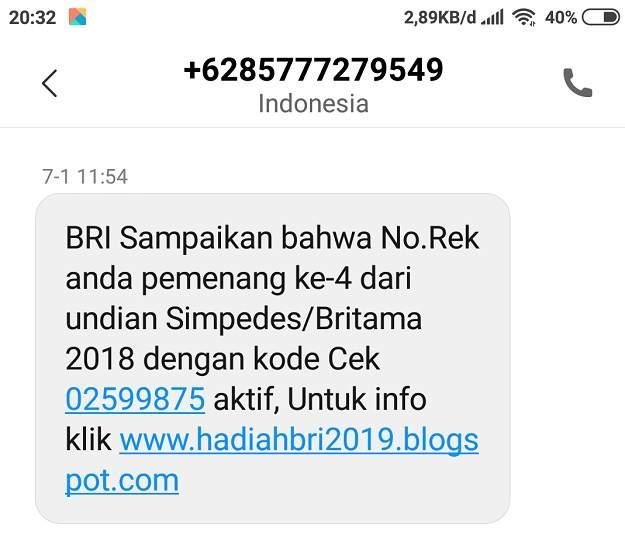 Cara Hindari Penipuan Modus Program Undian di WA, SMS, dan Medsos
