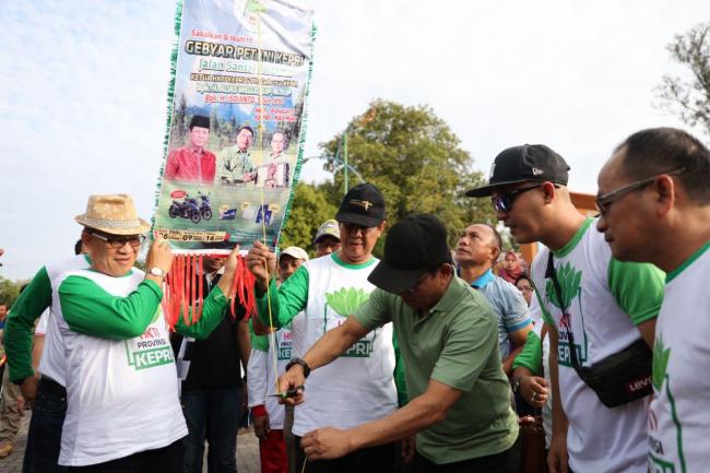 Moeldoko Hadiri Jalan Santai HKTI di Bintan, Isdianto Sampaikan Pesan Ini