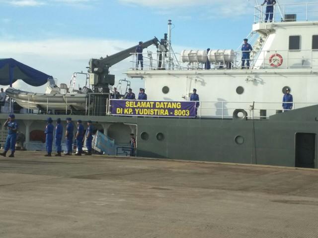 Kuatkan Pengamanan Laut Perbatasan, Mabes Polri Hibahkan KP Yudistira-8003 ke Polda Kepri