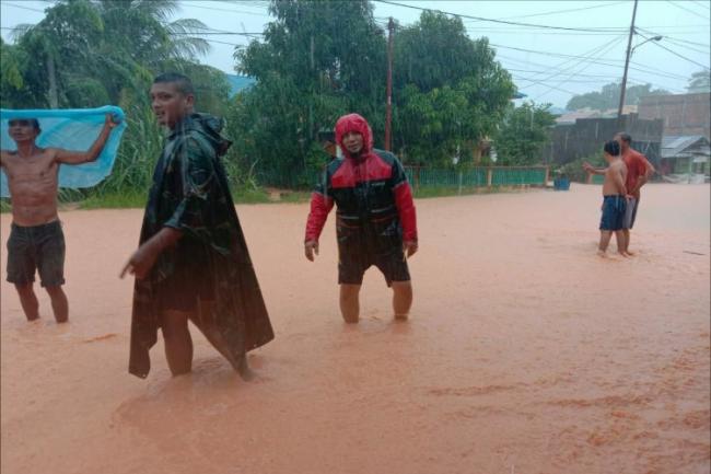 Hujan Deras Guyur Karimun, Sejumlah Wilayah Terendam Banjir