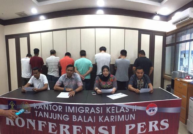 WNA Dari Berbagai Negara Asia Wara-wiri di Karimun Tanpa Dokumen
