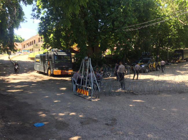 Pleno Penghitungan Suara, Kantor KPU Batam Dijaga Ketat