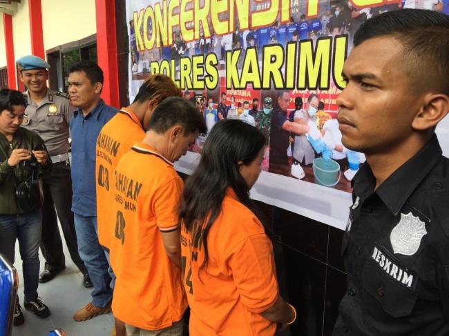 Ibu-ibu Jual Nomor Sie Jie Tercyduk Polisi di Karimun
