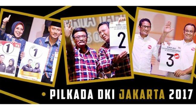 Ahok-Djarot Unggul Sementara di 3 Lembaga Suvei