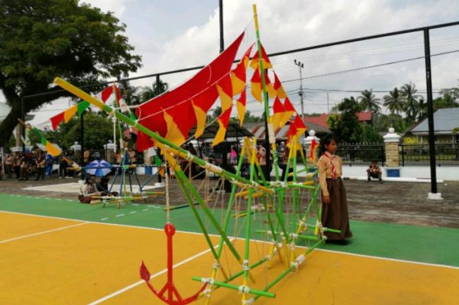 Festival Pionering SBH Lingga Tingkatkan Kreativitas Pramuka Penggalang