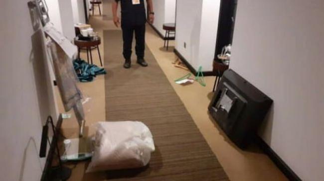 Pria Malaysia Hancurkan Fasilitas Kamar saat Dikarantina di Hotel