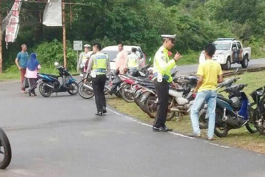 Sehari Razia Kendaraan di Ibu Kota Lingga, Satlantas Tilang 16 Pengendara