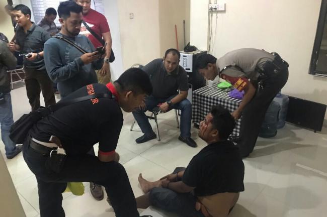 Penampakan Rampok Sadis Bengkong di Tengah Interogasi Polisi