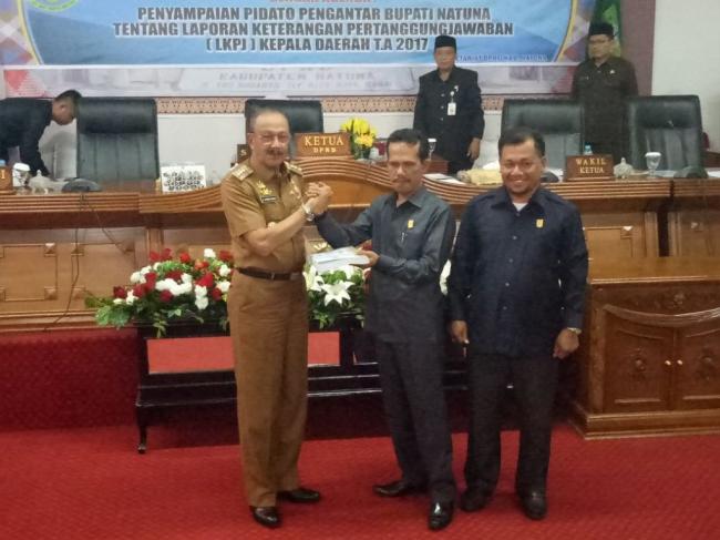 DPRD Bahas LKPJ Bupati Natuna Tahun Anggaran 2017