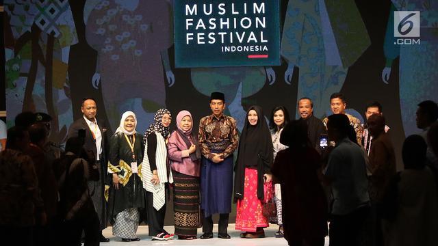 Jokowi Puji Fashion Muslim Indonesia