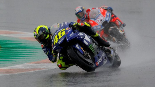 Rossi Hingga Marquez Tersungkur di MotoGP Valencia