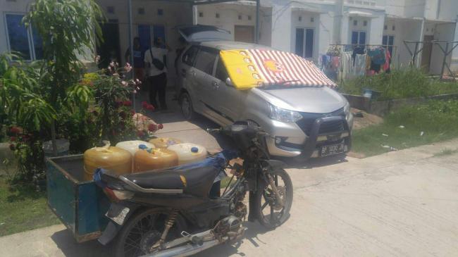 Pelangsir Ilegal BBM Diciduk Polda Kepri di Sagulung