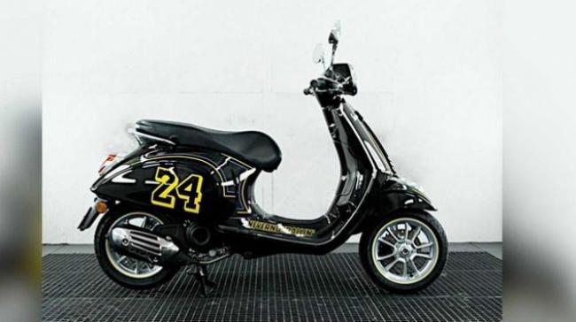 Lelang Amal Vespa Primavera Edisi Kobe Bryant, Cek di eBay