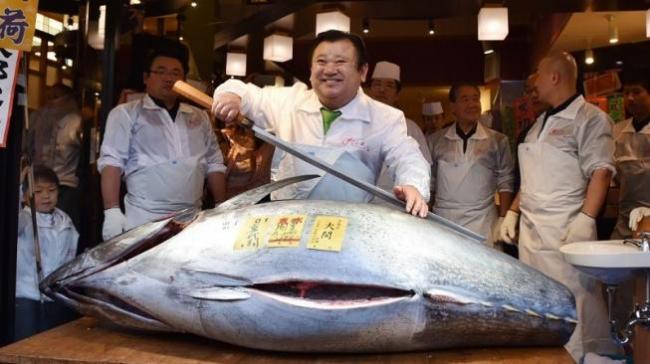 Wow, Pemilik Restoran Sushi Ini Beli Tuna Raksasa Seharga Rp 44,9 Miliar
