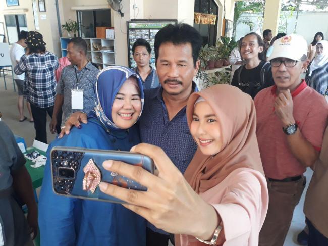 Usai Nyoblos, Rudi Pamer Pilih Jokowi-Maruf