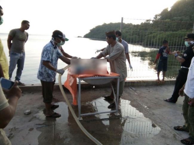 Sesosok Mayat Tanpa Busana Ditemukan Nelayan Bintan