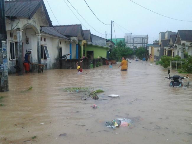 Banjir Landa Tanjung Riau Batam