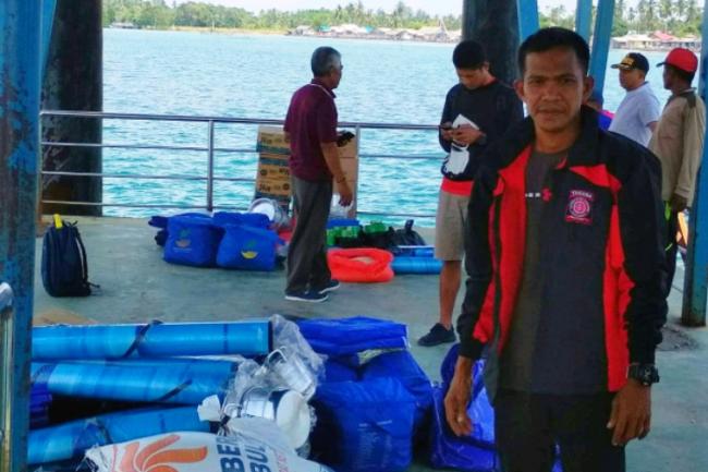 Dinsos Lingga Salurkan Bantuan Capai Rp100 Juta untuk Korban Bencana