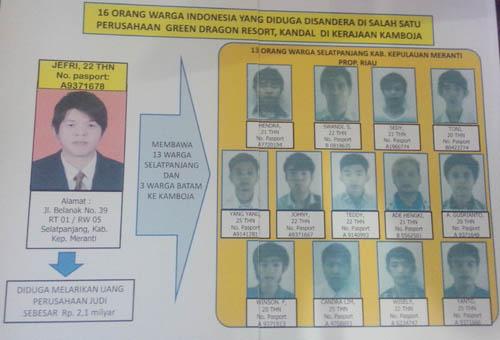 Polisi Geledah Rumah Jefry Sun, Penyebab 16 Warga Meranti Disandera di Kamboja
