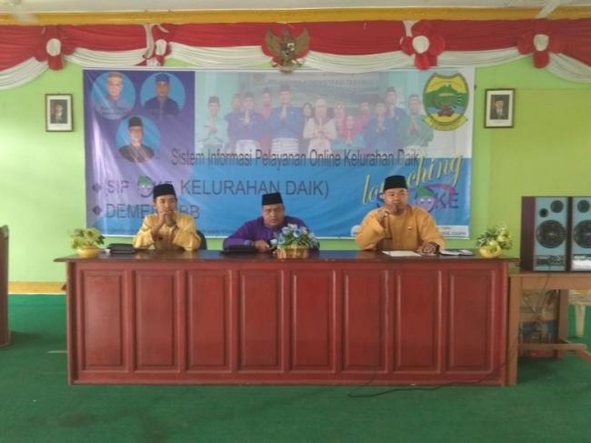 Kelurahan Daik Luncurkan Layanan SIP OKE, Apa Itu?
