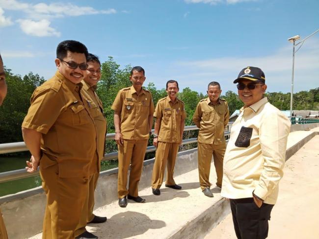 Jembatan Belak Desa Penaga di Bintan Sudah Bisa Dilalui