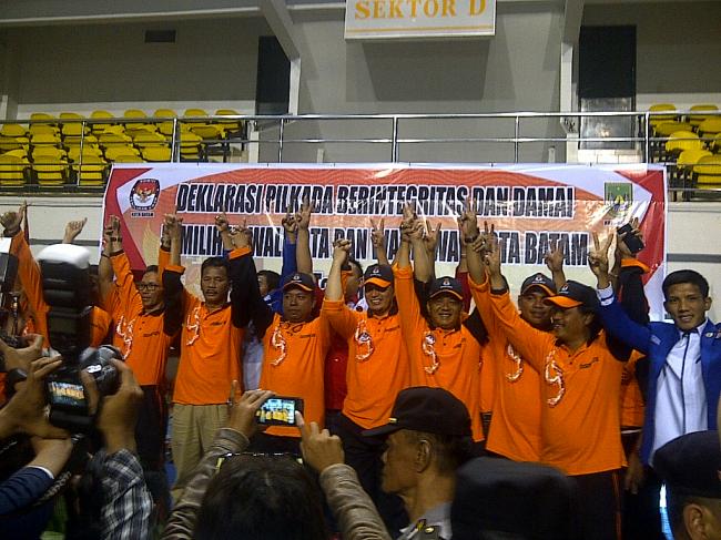 Begini Kesepakatan Pilkada Damai Dua Calon Wali Kota Batam. Termasuk Hormati Kebebasan Pers
