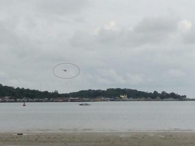 Basarnas Kerahkan Helikopter Cari Korban Pompong Tenggelam