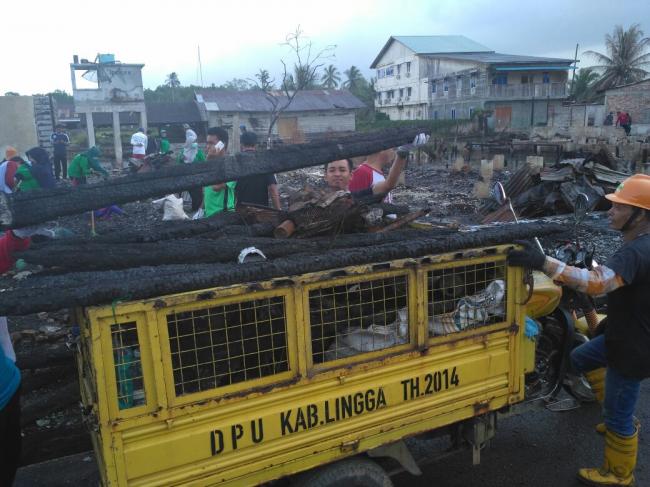 Sejumlah Pejabat Turun ke Kampung Cina