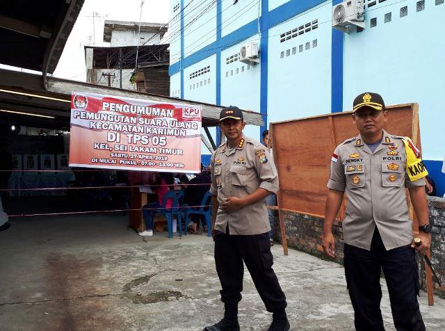 Polisi Terapkan Pola Pengamanan 212 saat PSU di Karimun