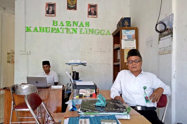  Baznas Lingga Optimis Pengumpulan Zakat Tembus Rp1 Miliar Tahun 2018