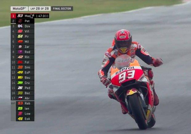 Dramatis di Lap Akhir, Marquez Berhasil Juara di Misano