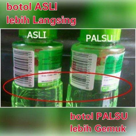 Hati-hati Minyak Kayu Putih Palsu Banyak Beredar, Ini Cara Membedakan Asli atau Palsu 
