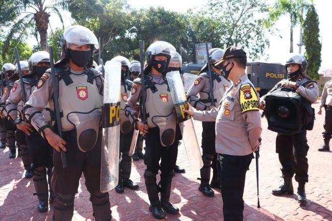 Polres Karimun Siapkan Personel Hadapi Potensi Huru-hara Pilkada