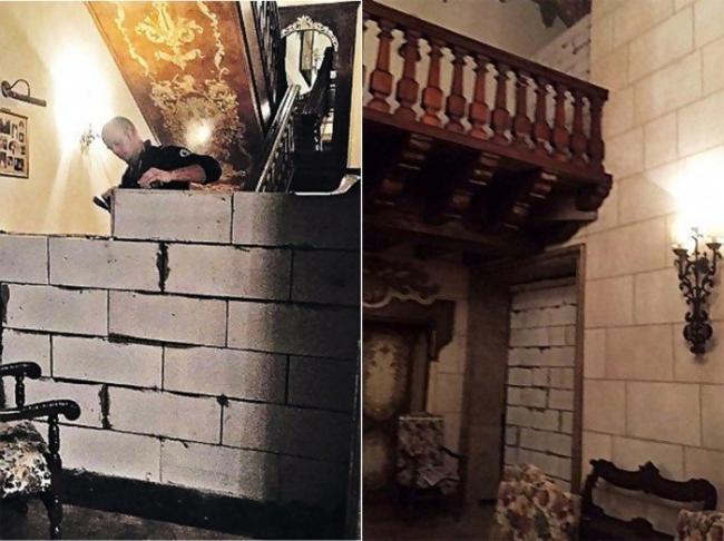 Bercerai, Pasangan Kaya Ini Bangun Tembok Pemisah Dalam Rumah