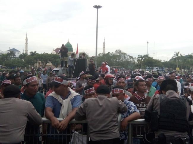 Rencana Demo UWTO Perpat Pagi ini Disambut Hujan Lebat