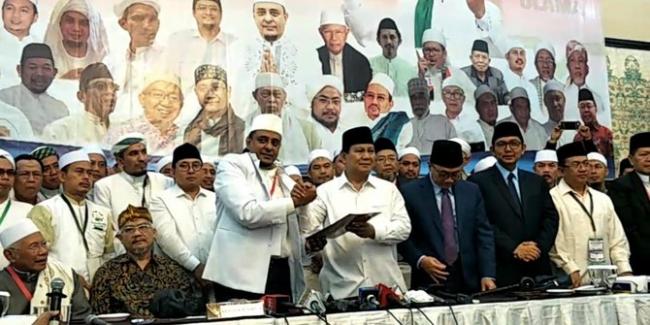 Komentar Prabowo soal Ijtimak GNPF Ulama