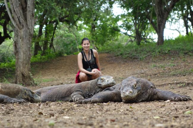 Turis Singapura Diterkam Komodo di Manggarai