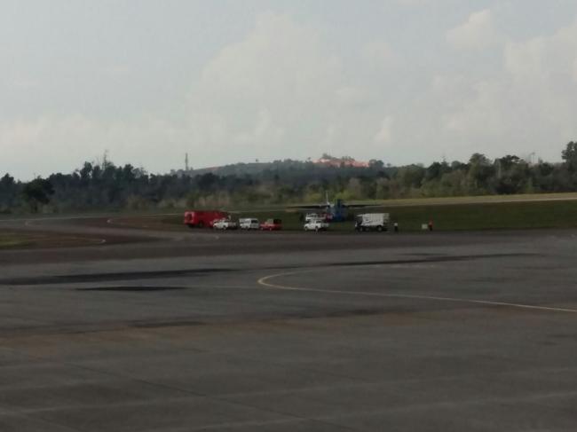 Pesawat TNI AL Tergelincir di Hang Nadim, Sejumlah Penerbangan Terganggu
