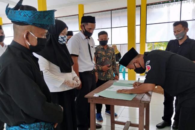 244 Ujung Tombak Pengawas Pilkada Lingga Dilantik, Bawaslu Ingatkan Netralitas