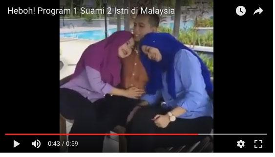 Heboh Video Viral Progam Satu Suami Dua Istri di Malaysia