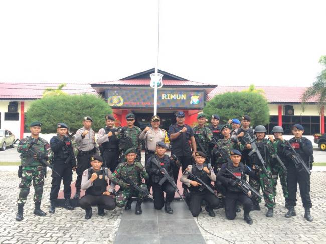 Tim Gabungan Siap Tindak Gangguan Keamanan di Karimun