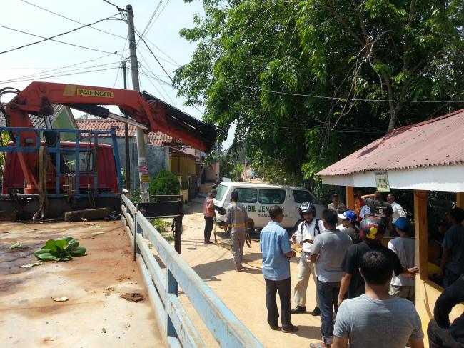 Pengembang Green Terrace Ajak Polisi Gusur Mobil Jenazah Masjid di Tiban Baitul Hasanah