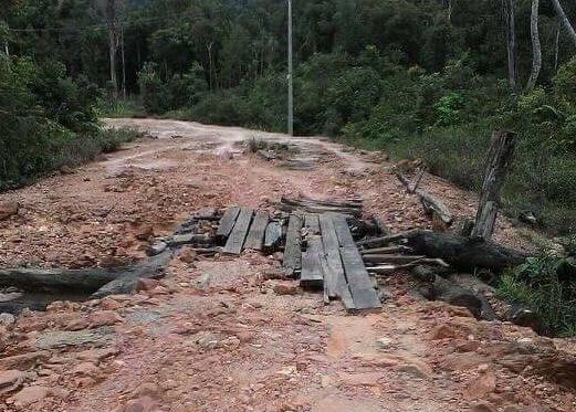 Jalan Rantau Panjang Memprihatinkan, Warga Minta Hanafi Perjuangkan